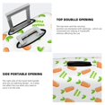 thumbnail image 3 of Fuzoiu Vegan Fruit Carrot Print Suitcase Cover,Washable Luggage Covers for Suitcase,Elastic Luggage Protector Cover,Scratch Resistant Travel Suitcase Covers-Large, 3 of 7