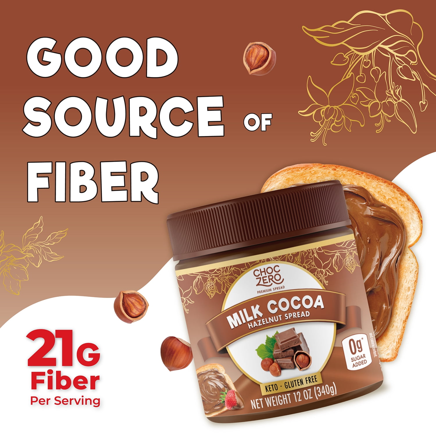 Walmart Black Friday Deals 2025 ChocZero Milk Chocolate Hazelnut