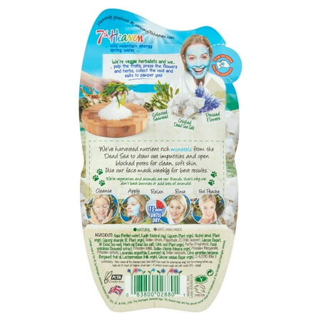 7th Heaven Dead Sea Mud Pac Face Mask Opens Blocked Pores 0.7 oz.