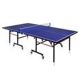 thumbnail image 1 of Costway Foldable Competition-Ready Table Tennis Removable Net Locking Casters, 1 of 10