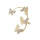 thumbnail image 1 of Pendientes de tuerca para mujer oso de fresa colección de mariposa sin agujero 1 par, 1 of 5