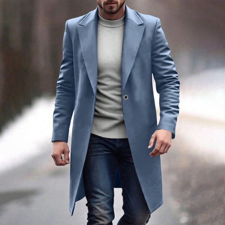 women's winter dress coat Women's Winter Wool Dress Coat Double Breasted Pea Coat Long Trench Coat main image 1