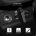 thumbnail image 3 of Dalazy Récepteur de Voiture Bluetooth 4.1 Portable Fonction A2DP Stéréo 3.5mm Audio Auto Récepteur de Musique, 3 of 9
