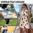 thumbnail image 6 of KUIFORTI Funny Matching Couple Golf Outfits, Dachshund Print His and Hers Golf Shirts & Women's Tennis Dress Set, Quarter Zip Moisture Wicking Sports Apparel, Mr and Mrs Gifts for Summer Vacation, 6 of 7