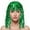 Green, variant on MEICHEN Women's Colorful Tassel Wig Shiny Festival Headpiece for Cheerleaders Sports Fans and Party