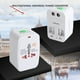thumbnail image 3 of Bearachild Adaptador de carga del convertidor de corriente del interruptor deslizante plegable eléctrico Universal de reemplazo portátil del Electrónica, 3 of 6