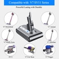 thumbnail image 3 of Batería de repuesto BOTKK 21.6V 6.0Ah para Dyson V7 SV11, 3 of 7