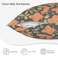 thumbnail image 3 of KLL Squirrel And Nuts Decorative Throw Pillow Covers Velvet Soft for Couch Sofa Bedroom Living Room Outdoor (No pillow core)- 18"x18", 3 of 5