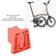 thumbnail image 4 of Bloque Portador Delantero de Bicicleta Plegable, Soporte de Bolsa Con Fibra de Vidrio PA66 Reforzada para pieza de ciclismo, 4 of 7