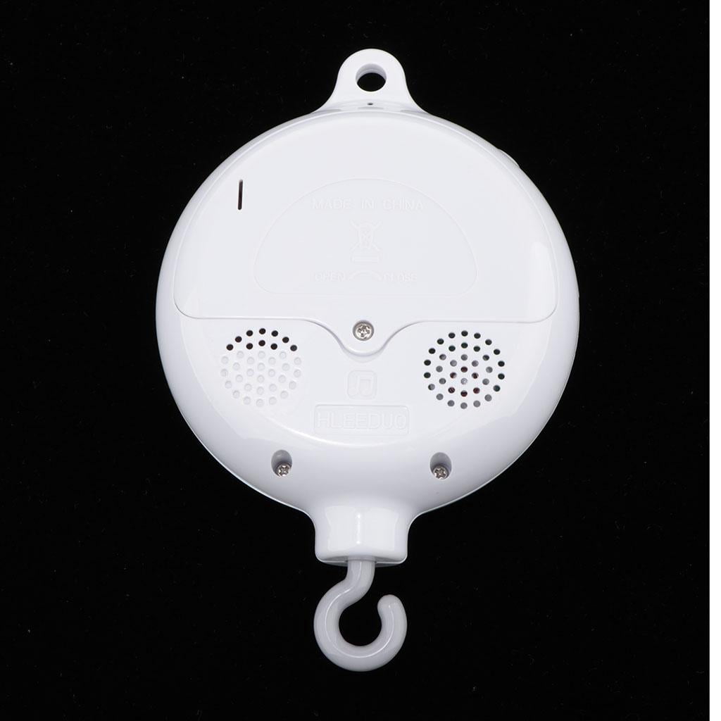 LeeQinersw Baby Crib Bell Toddler Bedding Battery-Operated Musical Mobile Rotary Music Box