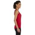 thumbnail image 3 of GILDAN G642L LADIES' SOFTSTYLE 4.5 OZ. FITTED TANK, Cherry Red, M, 3 of 6