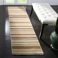 thumbnail image 2 of SAFAVIEH Tibetan Estelle Striped Wool Area Rug, Camel/Multi, 4' x 6', 2 of 5