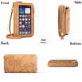 thumbnail image 3 of TouchScreen Phone Crossbody Bag for Women, Anti Theft Leather Cell Phone Small Purse with Clear Window, Detachable Strap & Wristlet for Travel, Shopping & Everyday Use-Blue, 3 of 11