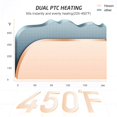 thumbnail image 4 of 1 Inch Curling Iron Professional Ceramic Tourmaline Coating Barrel Hair Curler, LCD Display with 9 Heat Setting(225F to 450F for All Hair Types, Glove, 4 of 5
