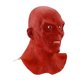 thumbnail image 4 of Máscara con forma de calavera para Halloween, salas de escape y cosplay de látex rojo, 4 of 5