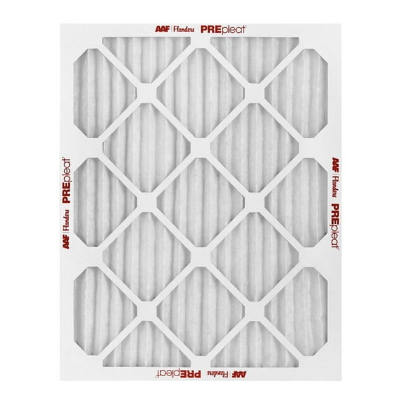 Flanders 80055022025 8-MERV Pleated Air Filter 20 Hx25 Wx2 D in. (Pack of 12)