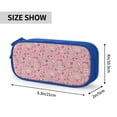 thumbnail image 3 of Uemuo Cute Love Printed Pencil Pen Case, Portable Pencil Pouch with Zipper, Compact Stationery Bag Makeup Bag, Pencil Bag for Home Office, 3 of 9