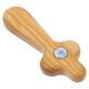 thumbnail image 2 of Cruz de madera de olivo de mano para bautismo cristiano. Pequeña cruz de madera para oraciones de bolsillo para la confirmación católica y la primera comunión., 2 of 7