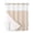 Beige, variant on No Hook Shower Curtain with Snap-in Liner, Green Solid Color Waterproof Fabric Bathroom Curtains, Aesthetics Contemporary Luxury Bath Curtains & Mesh Top Window Narrow 36"x78"