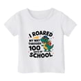 thumbnail image 3 of School Uniform Tshirts Unisex Back to School Letter Tee Short Sleeve Crewneck Top Girls Graphic Tees White 12-13 Years, 3 of 4