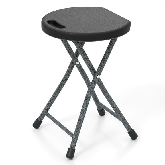 Topcobe Folding Stool with Built-in Handle for Adults-1 Piece, Portable Chairs for Adults