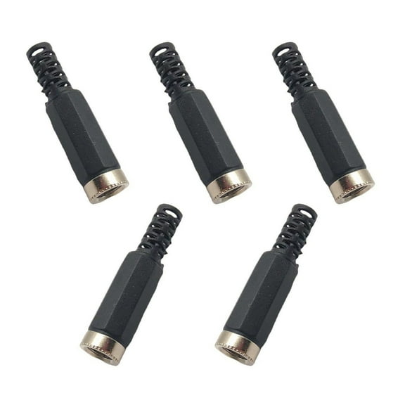 5Pcs 5.5x2.1mm Female Power Socket DC5521 Assembled Coupler Assembled Type