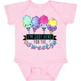 thumbnail image 3 of Inktastic I'm Just Here for the Sweets with Spun Sugar Candy Boys or Girls Baby Bodysuit, 3 of 5