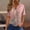 23-Pink, variant on Going Out Tops For Women,Plus Size Womens Short Sleeve Tops 2025 Trendy Summer T Shirt Casual V Neck Pullover Button Printed Blouses,Black,Xxl
