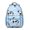 Sky-blue-51, variant on Retro Hippie Style Waterproof Bookbag - Breathable & Spacious for Travel
