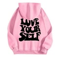 thumbnail image 3 of Inspirational Hoodies for Women Long Sleeve Cute Preppy Hoodie with Pockets Hooded Sweatshirt Pullover Tops, 3 of 6