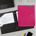 thumbnail image 4 of Five Star Plastic Folder 2-Pocket Stay-Put 11.75" x 9.5" Pink, 4 of 4