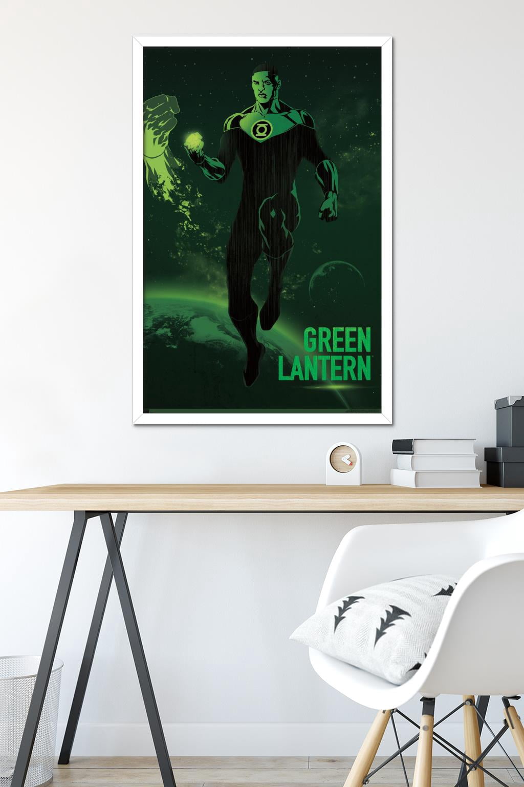 DC Comics: Dark Artistic - Green Lantern Wall Poster, 22.375" x 34" Framed