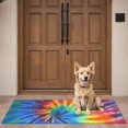 thumbnail image 4 of Colorful Tie Dye Pattern Door Rugs,Washable Non Slip Door Mats Indoor,Decorative Door Mats,Entry Mat Indoor for Entrance,Bedroom,Kitchen,Bathroom,16"x47", 4 of 6