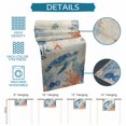 thumbnail image 6 of Sea Turtle Coastal Table Runner 72 Inches, Blue Red Summer Beach Coral Nautical Vintage Bed Runner Dresser Scarves Tabletop for Indoor Outdoor Parties/Ceremony/Banquet, 14" x 72", 6 of 9