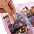 thumbnail image 5 of Casewin 3-Layer Things & Crafts Storage Box with 30 Adjustable Compartments for Organizing Tape, Embroidery Accessories, Threads Bobbins, Kids Toy, Beauty Supplies, Nail Polish, Jewelry - Large, 5 of 7