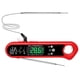 thumbnail image 2 of Termómetro de alimentos Probe de acero inoxidable LCD Digital Instante Lectura Alta precisión Forrable Sobre-Temperatura Reloj Temperatura Guage 1 Piece Probe seitruly HA010430-01B, 2 of 6