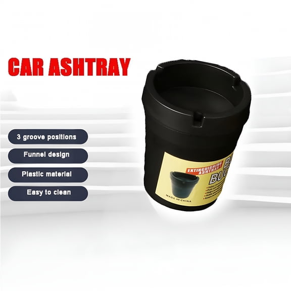 ACDANC Car Ashtray with Lid Smell Proof, Automotive Smokeless Ashtrays for Cigarettes Indoor Portable Cup Holder Ashtray, Universal Ashtray for Car Truck Suv Extinguish Cigarette