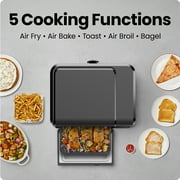 Chefman EasyAir 15 Qt. Toaster Oven Air Fryer, 5 Cooking Functions & 450°F Max Temperature – Black