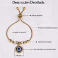 thumbnail image 4 of KAIYANG Pulsera de mujer, ojo turco, acero inoxidable, protección contra la felicidad, para mujeres, regalo de cumpleaños, 4 of 4