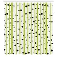 thumbnail image 3 of Ambesonne Aspen Tree Shower Curtain, Birch Woods Growth Stems, 69"Wx70"L, Yellow Green Black White, 3 of 3