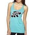 thumbnail image 2 of Wild Bobby, Mama Bear Animal Design, Animal Lover, Women Tri-Blend Racerback Tank Top, Tahiti Blue, Small, 2 of 4