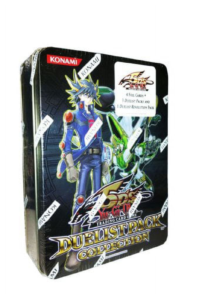 Konami Yugioh 5Ds 2011 Duelist Pack Collection Tin Frozen Fitzgerald, Underground Arachnid, Zeman The Ape King Hundred Eyes Dragon Tabletop_Game