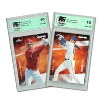 PGI 10 Shohei Ohtani Then & Now 2018/2023 Leaf Hype! #10 #135 Rookie Card Limited 2-Pack Los Angeles Dodgers