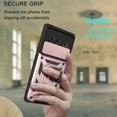 thumbnail image 6 of Case for Google Pixel 6 with Slide Camera Cover,Military Grade Heavy Duty Protection Phone Case Cover with Magnetic Ring Kickstand for Google Pixel 6 SJ Rose Gold, 6 of 13