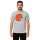 thumbnail image 1 of NFL Playera Aficionado Básica Cleveland Browns Gris para Hombre, Talla Chica, 1 of 8