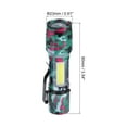 thumbnail image 2 of Uxcell Scalable LED Flashlight, 3 Mode High Lumens LED Torch White Light USB Rechargeable, Camouflage Red and Green, 2 of 6