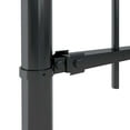 thumbnail image 4 of vidaXL Garden Fence Patio Privacy Screen Fence Wall with Hoop Top Steel Black, 4 of 4