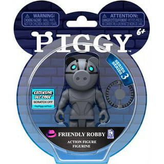  Piggy Blind Box Party Favors - 3 Pk Piggy Mystery Light Up  Keychain Plus Pin