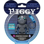 PIGGY  Friendly Robby Action Figure (3.25" Buildable Toy, Series 3) Includes DLC Items