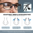 thumbnail image 6 of ANYLUV Blue Light Glasses for Computer and Reading Lightweight Al-Mg Metal Anti-Eye Strain Glasses for Woman & Men, 6 of 9